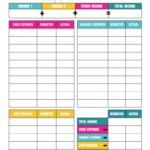 11 Free Blank Budget Worksheet Printable Take Control Of Your Finances