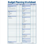 16 Budget Planner Templates Free Sample Example Format Download