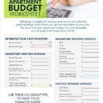 17 Simple Monthly Budget Worksheets Word PDF Excel Free