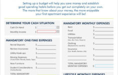 17 Simple Monthly Budget Worksheets Word PDF Excel Free