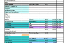 17 Simple Monthly Budget Worksheets Word PDF Excel Free