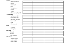 19 Budget Worksheet Examples Word PDF Excel Examples