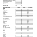 19 Budget Worksheet Examples Word PDF Excel Examples