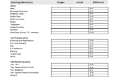 19 Budget Worksheet Examples Word PDF Excel Examples