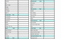 20 Business Monthly Expenses Spreadsheet Ndash 5 Best Of Db excel
