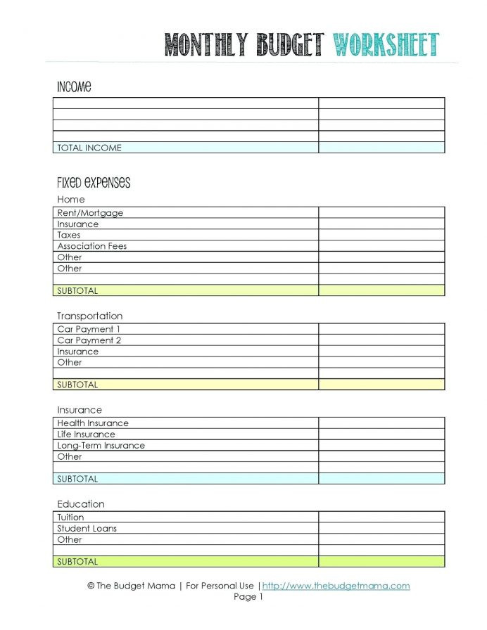 Budget Scenarios Worksheet Answers Budgeting Worksheets