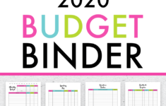 2020 Budget Binder Printables Lemons Lattes
