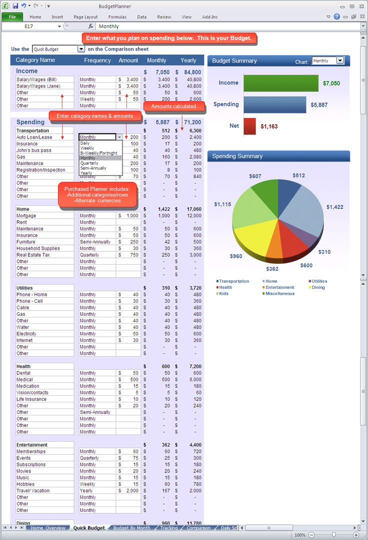 50 30 20 Budget Excel Spreadsheet Spreadsheets