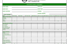 50 Useful Event Budget Templates Party Budget Planners