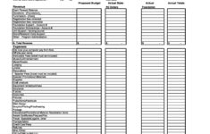 50 Useful Event Budget Templates Party Budget Planners