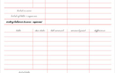 9 Bi Weekly Budget Template