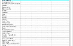 9 Excel Budget Worksheet Template SampleTemplatess SampleTemplatess