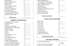 American Consumer Credit Counseling Household Budgeting Worksheet Db