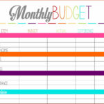 Basic Budget Worksheet For Young Adults Db Excel