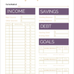 Beginner Printable Budget Worksheet For College Students Kind Worksheets