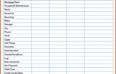 Best Monthly Budget Spreadsheet Db excel
