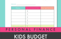 Best Teaching Budgeting Worksheets Literacy Worksheets