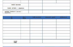 Bi Weekly Budget Template Culturopedia