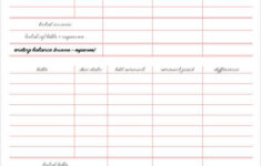 Biweekly Budget Template 8 Free Word PDF Documents Download Free