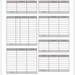 BLANK Monthly Budget Template 2 PRINTABLE Finance Budget Etsy