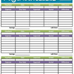 Bonfires And Wine Livin Paycheck To Paycheck Free Printable Budget Form