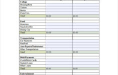 Budget Spreadsheet Template 12 Free Word Excel PDF Documents