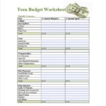 Budget Spreadsheet Template 12 Free Word Excel PDF Documents