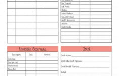 Budget Template For Young Adults Budget Planner Template Monthly