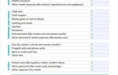 Budget Work Sheet Word Doc Household Budget Worksheet In Word And Pdf