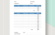 Budget Work Sheet Word Doc Printable Free 9 Biweekly Budget Examples