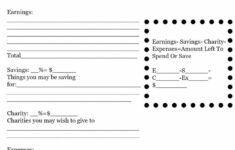 Budgeting For Kids Teaching Your Children To Budget Worksheets For