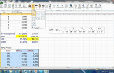 Capital Budgeting Spreadsheet YouTube