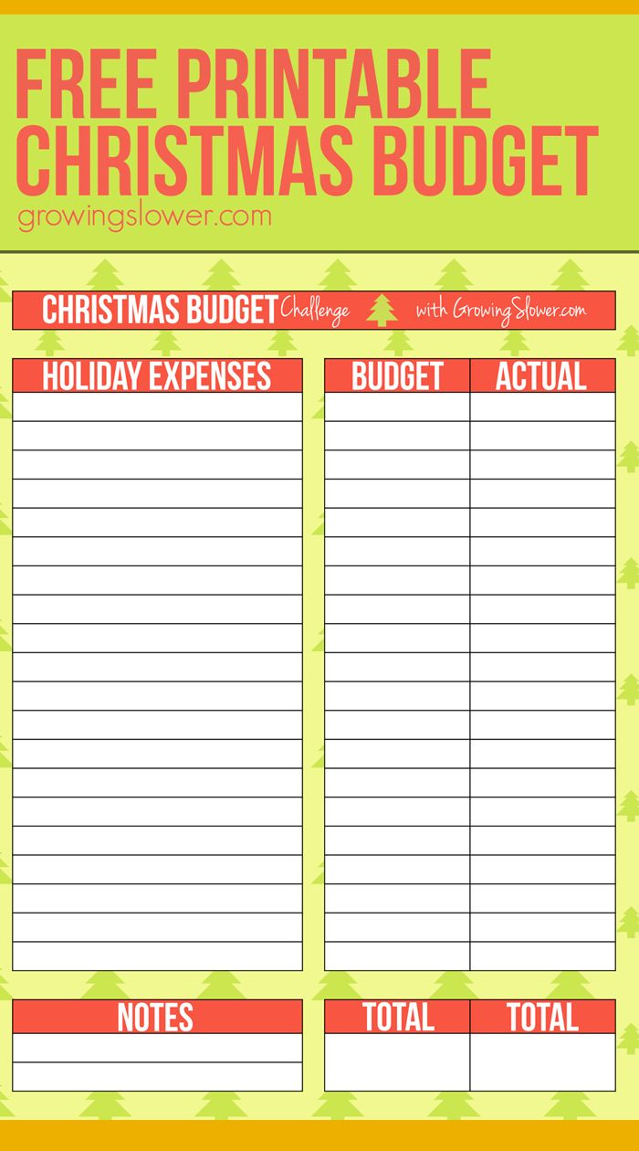 Christmas Budget Worksheet Printable Christmas On A Budget Budgeting 