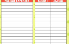 Christmas Budget Worksheet Printable Christmas On A Budget Budgeting