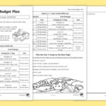Class Camp Budget Plan Worksheet Teacher Made