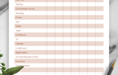 Download Printable Weekly Spending PDF