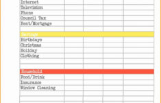 Editable Military Family Budget Worksheet Monthly Bill Spreadsheet Self