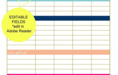 Editable Monthly Budget By StephanieAdamsDesign On Etsy Budget