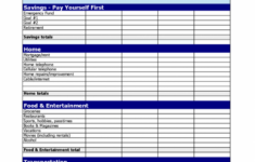 Editable Standard Biweekly Budget Form Free Download Bi Monthly Budget