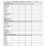 Edward Jones Monthly Budget Worksheet Excel SHOTWERK