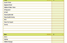 Event Budget Templates Templates For Microsoft Word