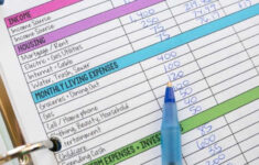 Family Budget Worksheet A Mom s Take