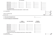 Fillable Form Cf 286 Sar Calfresh Budget Worksheet semi Annual
