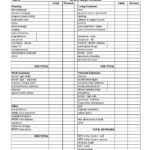 First Apartment Budget Worksheet Db Excel