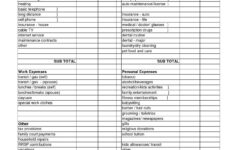 First Apartment Budget Worksheet Db excel