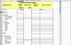 FPU Form 0 Quickie Budget Spreadsheet YouTube