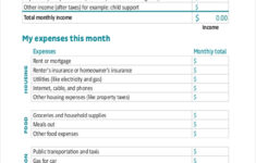 FREE 10 Sample Budget Forms In PDF Excel MS Word