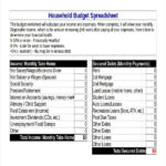 FREE 10 Sample Budget Spreadsheets In Excel MS Word PDF