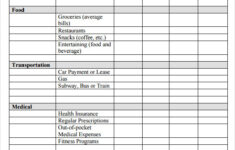 FREE 9 Sample Expense Sheet Templates In PDF MS Word