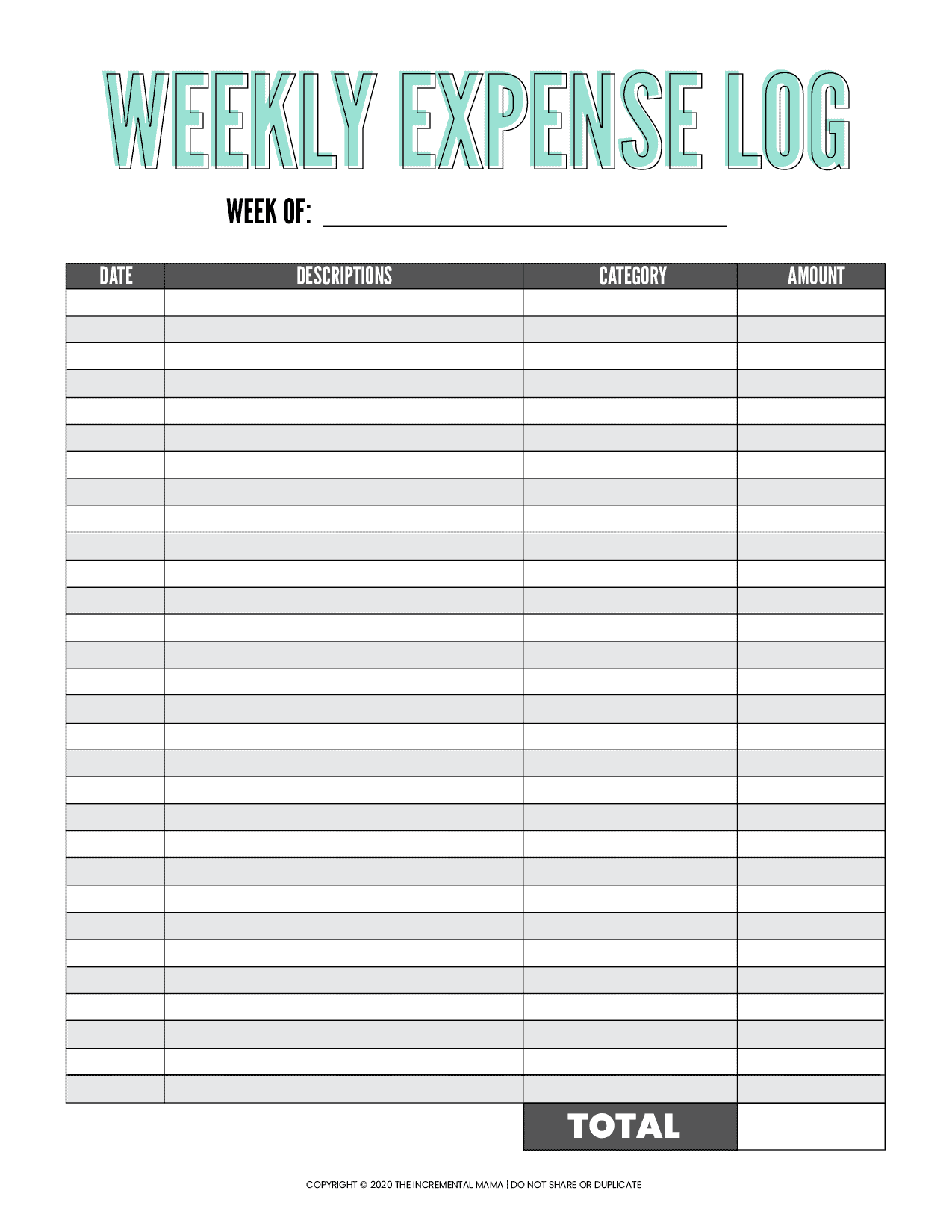 Free Blank Budget Worksheet Printables To Take Charge Of Your Finances